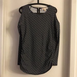 Michael Kors scooped shoulder blouse